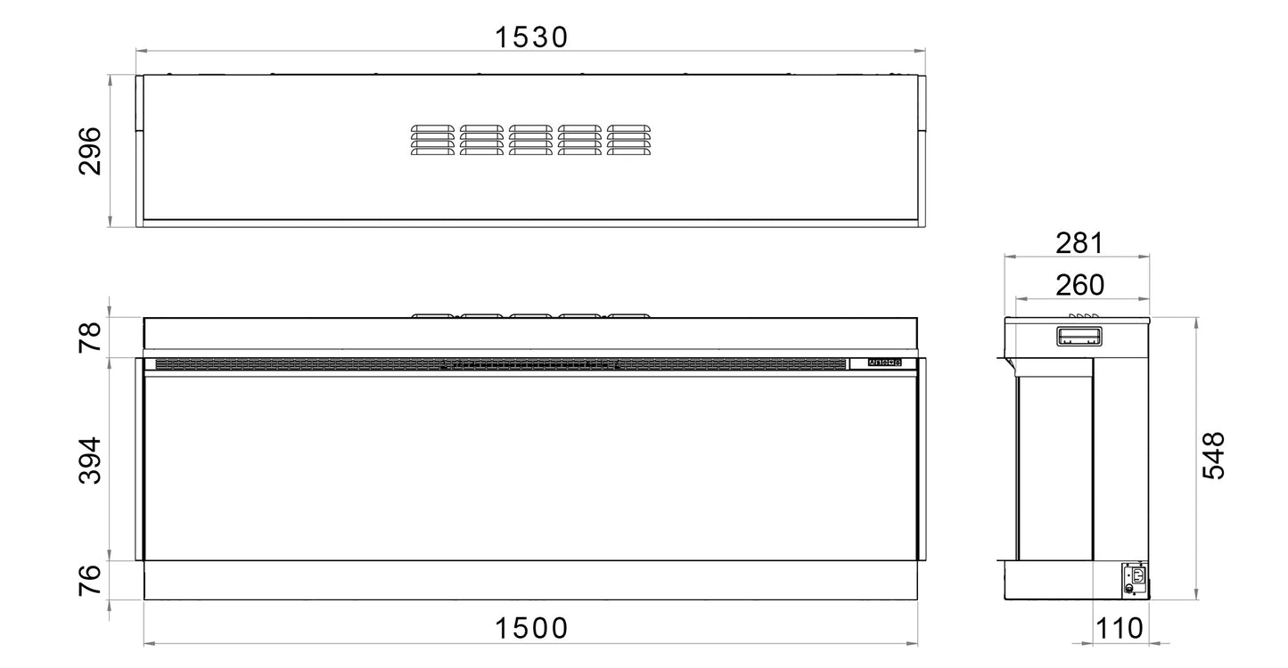 Solus VS150 Electric Fire