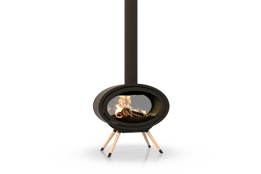 Dik Guerts Oval Wood Burning Stove