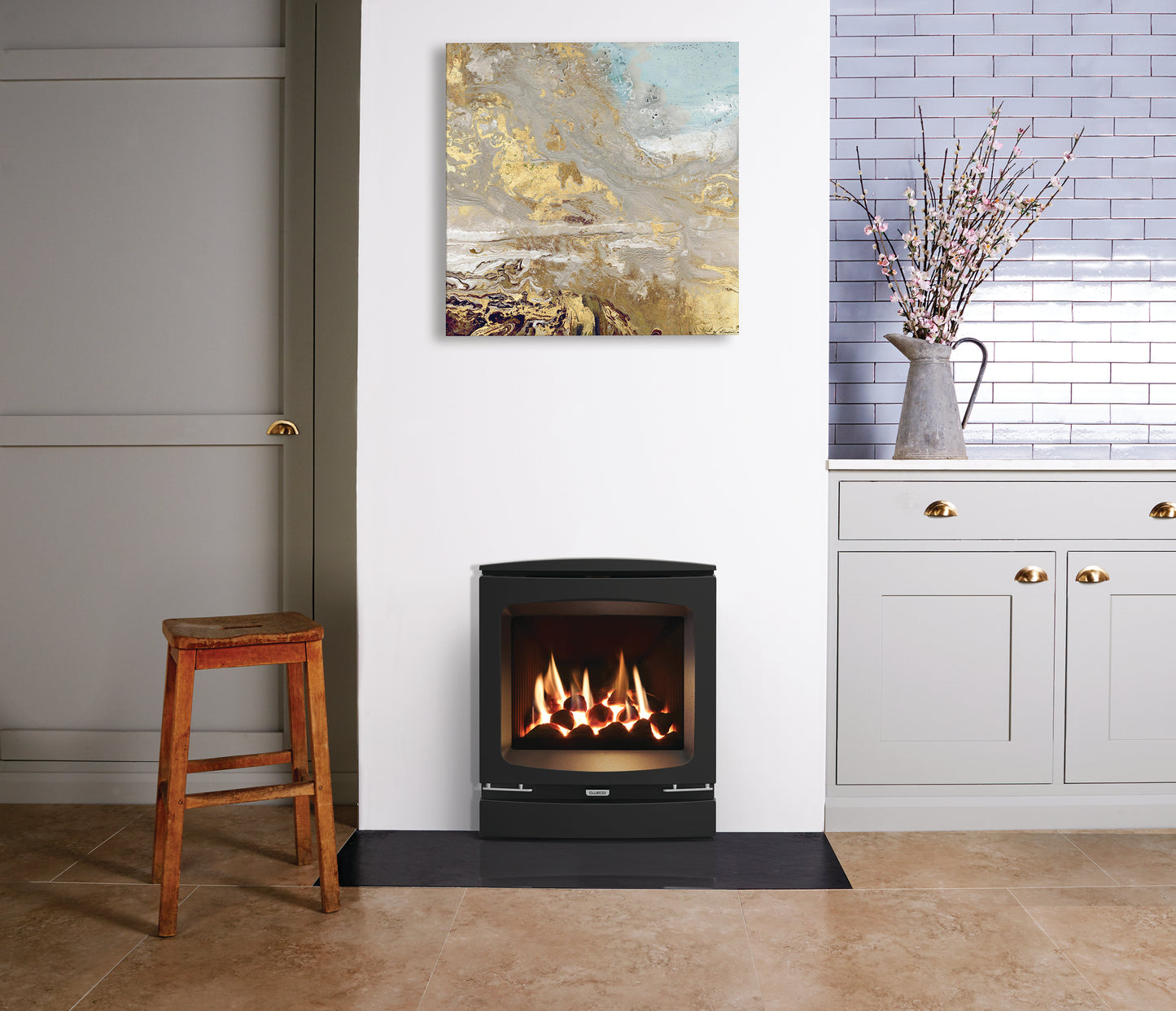 Gazco Logic HE Vogue Inset Gas Fire
