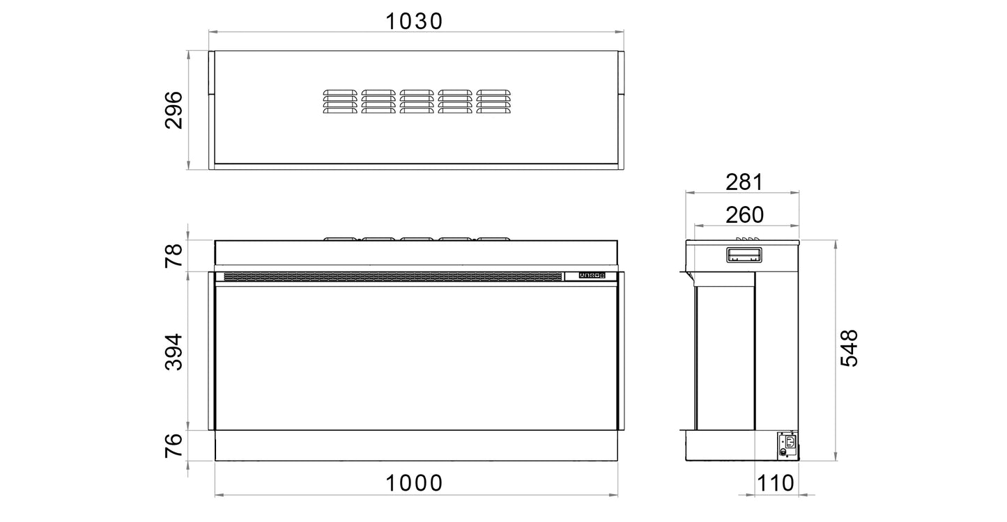 Solus VS100 Electric Fire