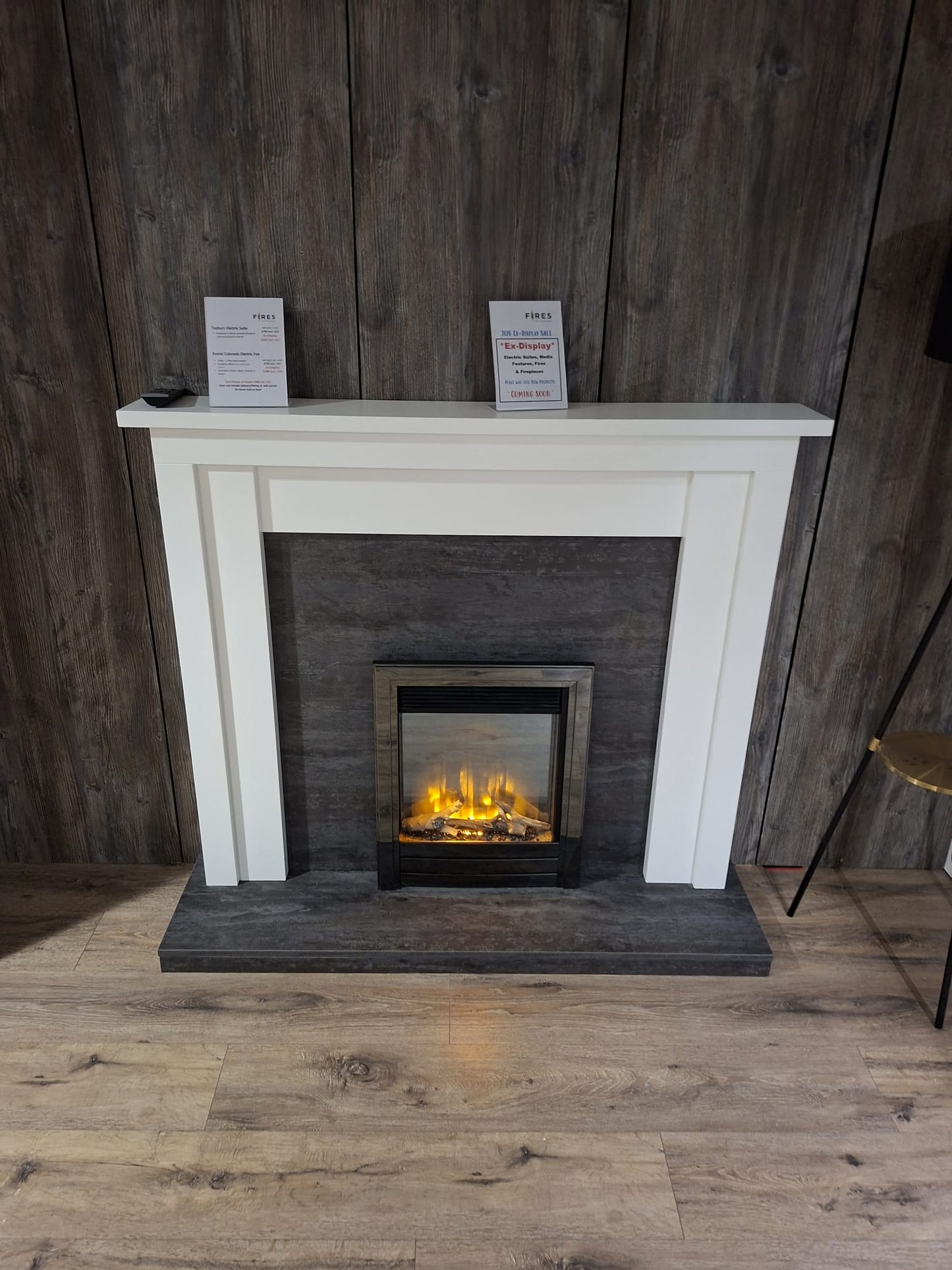 Tayburn Electric Suite & Evonic Colorado Electric Fire – Ex-Display Package